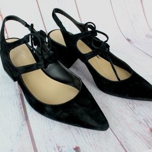 Lord & Taylor 424 Firth Suede Slingback Shoes